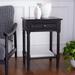 SAFAVIEH Tate 1-Drawer Lower Shelf Nightstand Accent Table - 19" W x 15.8" L x 26" H