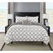 Chic Home Jana 4-piece Grey Reversible Duvet Cover Set