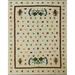 Noori Rug High-low Berjesta Riyad Ivory/Rust Rug - 8'9" x 10'11"