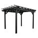 Highwood Bodhi 10 x 10 Recycled Plastic Pergola