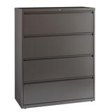 Hirsh 42-in Wide HL8000 Series 4 Drawer Lateral File Cabinet, Medium Tone