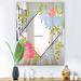 Designart 'Garland Sweet 31' Traditional Mirror - Printed Wall Mirror