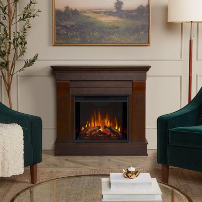 Chateau 41" Electric Fireplace in Dark Walnut by Real Flame