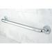 Polished Chrome 36-inch 3-layer Flange Grab Bar - Silver