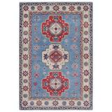 Handmade One-of-a-Kind Kazak Vegetable Dye Wool Rug (Afghanistan) - 2'7 x 3'10