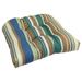 19-inch U-Shaped Spun Polyester Outdoor Tufted Dining Chair Cushion