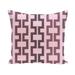 Geometric Print 18 x 18-inch Outdoor Fabric Pillow