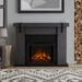 Aspen 48.5" Electric Fireplace in Gray Barnwood by Real Flame