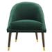 Carson Carrington Almeria Velvet Mid-Century Accent Chair