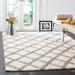 SAFAVIEH Dallas Shag Gertrudis Trellis 1.5-inch Thick Rug