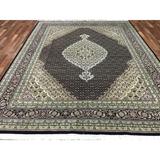 FineRugCollection Hand Made Very Fine Mahi Tabriz with Silk Oriental Rug (8' x 10'1)