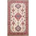 Geometric Kazak Oriental Living Room Area Rug Hand-knotted Wool Carpet - 6'6" x 9'8"