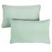 Sunbrella Canvas Spa Corded Indoor/ Outdoor Pillows (Set of 2)