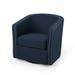 Maya Modern Fabric Swivel Chair by Christopher Knight Home - 30.25" W x 31.25" L x 31.25" H