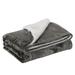 Sherpa Fleece Throw Blanket Reversible Plush Bed Blanket