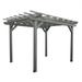 Highwood Bodhi 10 x 10 Recycled Plastic Pergola