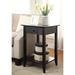 Convenience Concepts American Heritage 1 Drawer End Table with Shelf