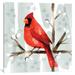 iCanvas "Christmas Hinterland I - Cardinal" by Noonday Design