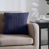 VCNY Dublin Cable Knit Rectangular Decorative Pillow