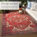 Leighton Indoor and Outdoor Medallion Area Rug