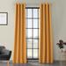 Exclusive Fabrics Marigold Grommet Room-Darkening Curtain Panel Pair (2 Panels)