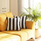 Mike&Co Geometric Stripes Throw Pillow Cover 18''x18'' (2 pcs in set)