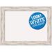 Framed White Cork Board, Alexandria White Wash