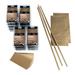 Aspect 3x6-inch Brushed Champagne Short Grain Metal 15-Square Foot Kit