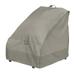 Duck Covers Weekend Water-Resistant 34 Inch Patio Chair Cover with Integrated Duck Dome, Moon Rock