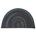 Colonial Mills Multi-Color Hearth Indoor Braided Slice Rug