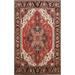 Heriz Serapi Vegetable Dye Oriental Area Rug Hand-knotted Wool Carpet - 8'0" x 10'2"