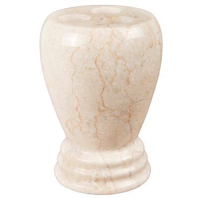 Creative Home Aladdin Collection Champagne Marble Tooth Brush Holder - Beige - N/A