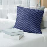 Porch & Den Bayberry Reverse Warm Accent Chevrons Throw Pillow