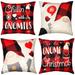 Christmas Pillow Case Set of 4, 18 x 18 Inch Christmas Pillow Covers