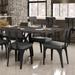 Amisco Sierra Extendable Dining Table with Distressed Solid Wood Top