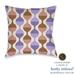 Laural Home kathy ireland® Small Business Network Member Retro Hourglass Decorative Throw Pillow - 18x18