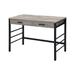 ACME Disho Writing Desk in Light Weathered Oak and Black