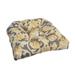 19-inch U-Shaped Spun Polyester Outdoor Tufted Dining Chair Cushion