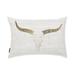 Oliver Gal 'Evening Desert Skull' Decorative Throw Pillow