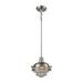 Elk Home Riley Satin Nickel 10 Inch Wide 1 Light Pendant - Silver