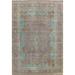Floral Tabriz Persian Area Rug Hand-knotted Traditional Wool Carpet - 9'4" x 11'11"