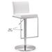 Amalfi Stainless Steel Adjustable Barstool