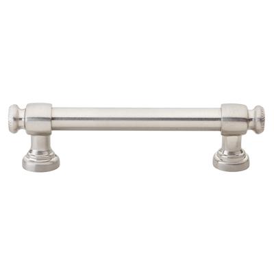 GlideRite 3.75-inch CC Satin Nickel Modern Solid Steel European Cabinet Bar Pulls (Pack of 10 or 25)