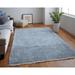 Ramey Vintage Space Dyed Wool Rug, Aegean Blue/Gray, Accent Rug