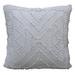 Vibhsa Decorative 18"x18" Outdoor Pillow for couch (White)