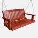 Highwood Lehigh 4-Foot Eco-friendly Synthetic Wood Porch Swing