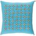 Decorative Rotorua Sky Blue 22-inch Throw Pillow Cover