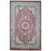 HERAT ORIENTAL 4' x 6' Handmade One-Of-A-Kind Kashmiri Silk Rug - 4' x 6'