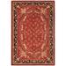 Shabby Chic Ziegler Marylyn Red Black Hand-knotted Wool Rug - 6 ft. 1 in. X 9 ft. 3 in.