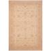 Shabby Chic Sun faded Tiny Tan/Brown Hand knotted Rug - 6'1 x 9'1 - 6 ft. 1 in. X 9 ft. 1 in.